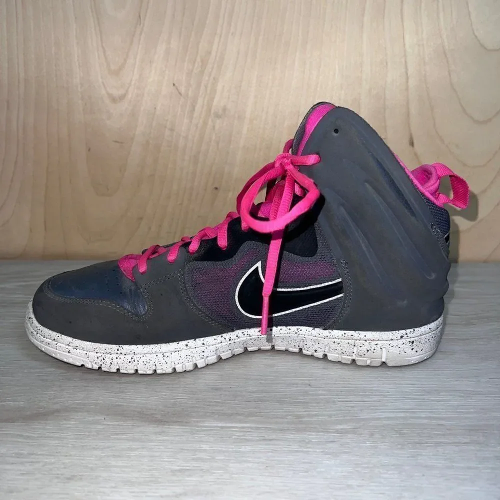 Nike Dunk Free Dark Grey/Hot Pink 599466-002 Men's 8‎